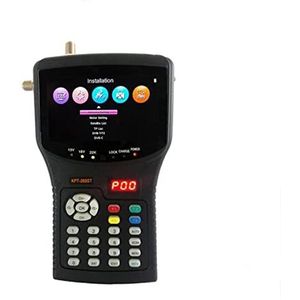 Satellietzoekers 4,3-inch handheld combo-satellietzoeker DVB-S2+T2+C-ontvanger Kpt- 265ST+ CCTV-monitor DVB-S/S2 MP4 Hevc(H.265) AVS+ LCD-scherm met meter met satellietdetectie (Color : Kpt 265st, S