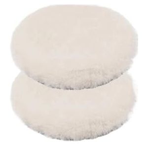 3/4/5/6/7 inch M14 polijstpads wolviltpad wiel for tegels, roestvrij staal, autopoets, krasreparatiegereedschap(Wool Pads 2Pcs,3 inch)