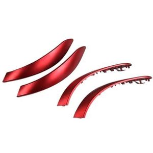 Auto interieurdeurgrepen Voor BMW 3 4 3GT-serie 2013-2018 F30 316d 318d 320d F31 320i 325d Binnendeurgreep Buitengreep Afdekkap(Red 4PCS)