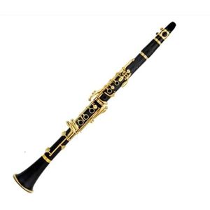 Klarinet voor beginners 17-toetsen Dubbele, Tweedelige Bakelietklarinet/klarinetinstrument Voor Beginners (Color : 500)