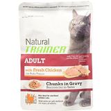 Natural trainer cat adult chicken pouch kattenvoer 12x85 gr