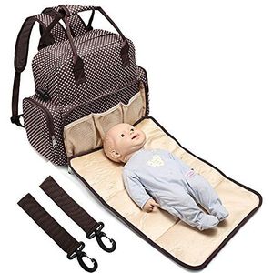 BigForest luiertas rugzak Multifunction backpack Diaper Bag Waterproof baby Nappy Bag Mummy Bag Fit Stroller-with Changing Pad-Large Capacity