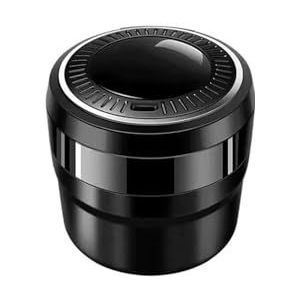 Voor Kodiaq Auto-asbak Met Deksel, Auto-interieuraccessoires Draagbare Asbak(Black)