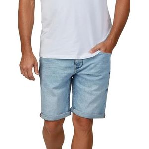 riverso heren bermuda jeans shorts RIVUdo korte broek denim short 99% katoen grijs lichtblauw blauw w30 - w42