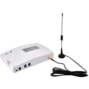 vaste draadloze terminal GSM gateway, GSM-quadband 850/900/1800/1900 SIM telefoon beller, ondersteuningsalarmsysteem met lcd-display voor thuis (EU/quadband)