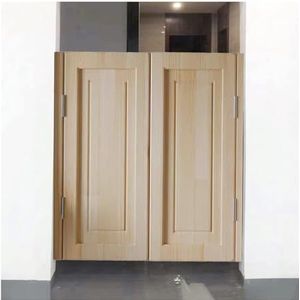 Interieur massief houten draaideur,swingende deuren café deuren, automatisch sluitende swingende schuurdeur swingende deur, for keuken hal swingende deuren (Color : F, Size : W110xH120cm(43.30x47.24