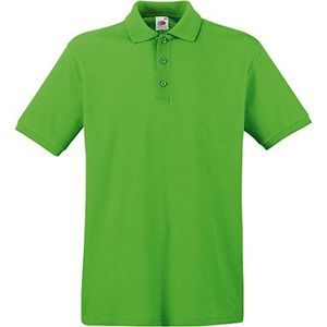 Fruit of the Loom Heren poloshirt SS035M 3XL, Lime, Lime, 3XL