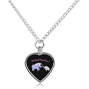 Beste olifant moeder huisdier urn ketting crematie sieraden honden katten as gedenkteken hart hanger met vulling kit