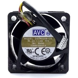 For High-Speed Fan for CPU and Graphics Card DS04020B12S 40x40x20mm 12VDC 0.40A LMNCBVYA