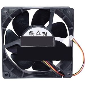Voor Sanyo voor Denki 9G1212E1D05 DC 12V 0.61A 120x120x38mm 3-draads serverkoelventilator
