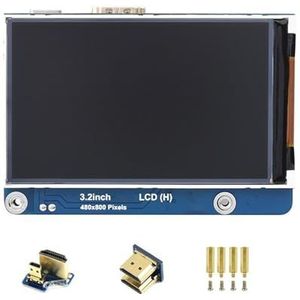 Hoge Resolutie 3.2 ""Scherm 480x800 Pixel Verstelbare Helderheid NoTouch Voor 10/8.1/7 Ondersteunde HDMIcompatible Interfaces LCD