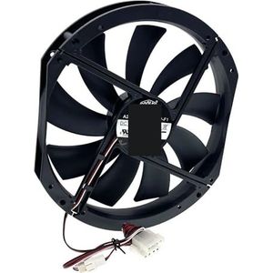 Grote luchtstroomventilator voor computerbehuizing, 230 mm 23 cm 12V dempen, ruiskoeling, x 200 30 A23030-07CB-3MN-F1 DF2303012SELN