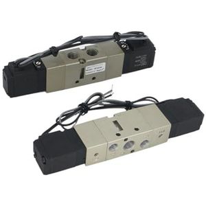YUSKICCNE VF3130 VF3230 VF3330 VF3430 VF3530-3GB/4GB/5GB/6GB-02 Pneumatische componenten uit de VF-serie, 1/4 inch inlaat, 5-weg pneumatische magneetklep (VF3530,4GB-02 (AC) 220 V)