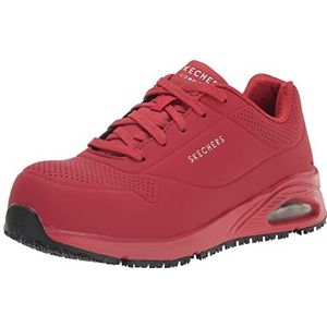 Skechers Men's Uno SR-Doltin Skech-Air Construction Shoe, Red, 8.5