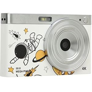 Digitale Camera, 50 MP 16x Digitale Zoom Vlog-camera, 2,88 Inch IPS 4K-pocketcamera, Ingebouwd Invullicht, Ondersteuning voor Geheugenkaart van 32 GB, voor Beginners