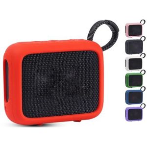 voor JBL GO 4 Speaker Siliconen Case Cover Beschermende Shockproof Draagbare Reizen Dragen voor JBL GO 4 (paars)