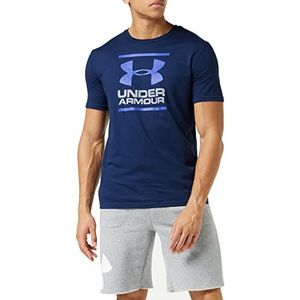 Under Armour Ua Gl Foundation Ss T-shirt voor heren (pak van 1), Blauw, L tall