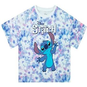 Disney Lilo en Stitch T-shirt | Tie Dye Stitch Kleding voor Kinderen | Officiële Lilo & Stitch Geschenken voor Meisjes | 116