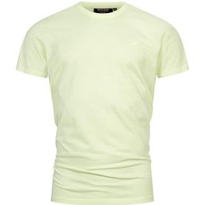 INDICODE JEANS Shirt ' Kloge '  lichtgeel