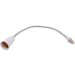 360℃ Elleboog E14 naar E27 Verlengde Lamphouder LED Lampvoet Lampkopfitting 195mm 295mm 395m 495mm 595mm(395mm Length)