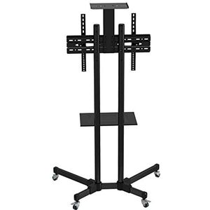 JEQGDLUI 32 ""-65"" LED LCD Plasma TV Trolley Stand met beweegbare wielen en verstelbare camerahouder voor AV-plank