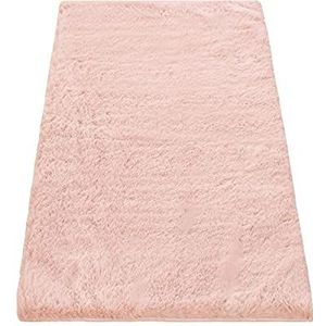 Badkamerkleed Badmat Badvloerkleed Badkleed Douchemat Shaggy Antislip Pluizig Wasbaar Effen Patroon, Maat:70x120 cm, Kleur:Roze