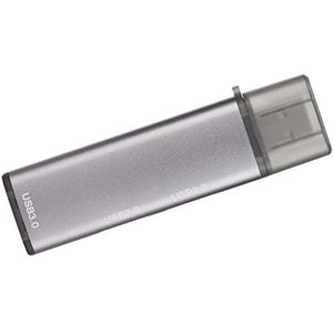 USB3.0-hub, Dunne Compacte USB-extender Lichtgewicht voor Toetsenbord voor Laptop voor Printer (Grijs)