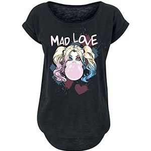 Harley Quinn Mad Love T-shirt zwart L 100% katoen DC Comics, Fan merch, Film, Schurken, Superhelden