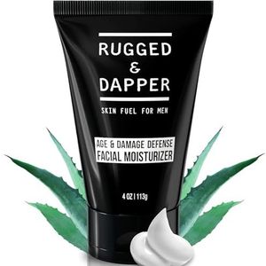 RUGGED & DAPPER Gezichtscrème, afweer tegen schade, lotion voor aftershave voor mannen, 118 ml