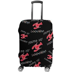 You're My Lobster Print Reizen Bagage Cover Wasbare Koffer Protector Past 19-32 Inch Bagage