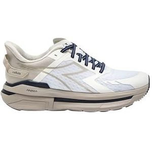 Diadora 101.180243 - cel voor heren, kleur C2609 - zwart/whisper wit, maat 44 EU C2609, zwart whisper wit 44, D1257 Wht Whisper Wht Chateau Gry, 44.5 EU