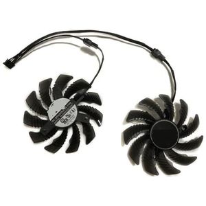 2 stuks, PLD08010S12HH, GPU grafische koelerventilator, voor Gigabyte voor GTX 1050Ti 4G, voor GTX1050 OC 2G, voor 1050 3G