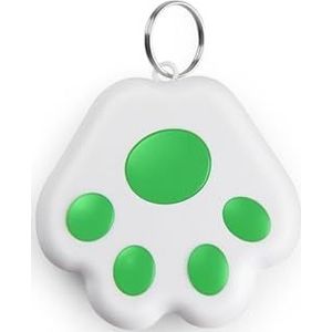 Mini Smart GPS Tracker Sleutelzoeker Locator Draadloze Bluetooth Anti-Verloren Alarm Sensor Apparaat for Kinderen Huisdieren Auto Bagage(Green)