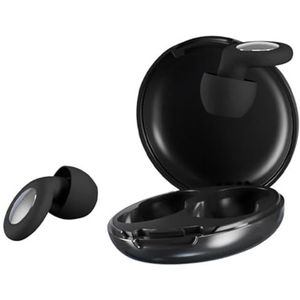 XFSRG Herbruikbare oordopjes om te slapen, met 35 dB geluidsreductie, van siliconen, voor slaap, werk en reizen, gehoorbescherming, inclusief 8 oordopjes in 4 maten en etui