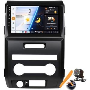 Y600s,YLOXFW Android 15.0 Autostereo Vervanging voor F150 P415 Raptor 2009-2012 Radio GPS Sat Navi 9'' Cartablet Multimedia Video Player FM BT Ontvanger met 4G WiFi Android Auto Carplay