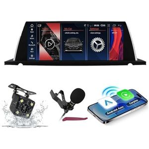 Android 14 Autoradio Navi voor B-MW 5Series F07 (2011-2017) 10.25 ""Screen Car Multimedia Player met Carplay GPS-navigatie Bluetooth 5.0 HIFI FM 5G-WiFi SWC DSP MIC,8g+128g,10.25