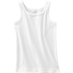 Schiesser Onderhemd voor meisjes, wit (100-wit), 104 cm