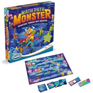 ThinkFun Math Path Monster: Het coöperatieve bordspel met wiskunde en plezier om te winnen!