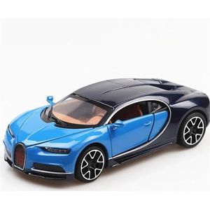 Mini Legering Klassieke Auto Voor Bugatti voor Chiron 1:32 Speelgoedauto Metalen Speelgoed Legering Auto Diecasts & Toy Vehicles Auto Model Miniatuur Model Auto speelgoed (Color : Blue)