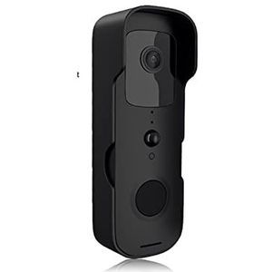 Videodeurbel, Tuya Smart Video Deurbel IP Camera Outdoor Draadloze Intercom Home Beveiliging,Reageert Snel(Nero,Without bell)