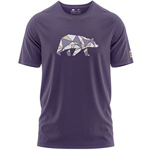 FORSBERG Rönsson T-shirt voor heren, met stijlvol logo met beren op de borst, ronde hals, geschikt voor vrije tijd en werk, 3XL