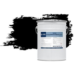Wixx Steigerhoutbeits UV+ - 2.5L - RAL 9005 | Gitzwart