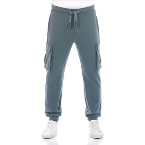 riverso RIVLoris Cargo joggingbroek voor heren, katoen, lang, regular fit, cargobroek, sportbroek, trainingsbroek, vrijetijdsbroek, zakken, rood, blauw, zwart, groen, S, M, L, XL, XXL, 3XL, 4XL, 5XL,