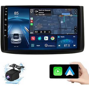 Android 14.0 2 Din Autoradio 9"" Touchscreen Auto Stereo voor Chevrolet Lova Captiva Gentra Aveo Epica 2006-2011 met Draadloze Carplay Android Auto GPS navigatie AHD Omgekeerd beeld Stuurwielbediening(