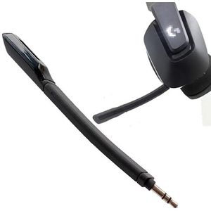 V-MOTA Microfoon Vervanging Kristal Geluidsisolatie Microfoon Compatibel met Logitech G733 Lightspeed RGB Gaming Headset (1 stuk) (zwart)