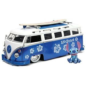 JADA TOYS - Volkswagen T1 Bus Lilo and Stitch + Stitch figuur - 1962-1/24