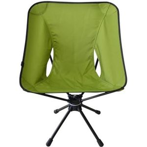 Camping Stoel Draaibare afneembare stoelen Camping klapstoel Outdoor backpacken Lichtgewicht stoel met draagtas for vissen Wandelen Stoel(Color:Green)