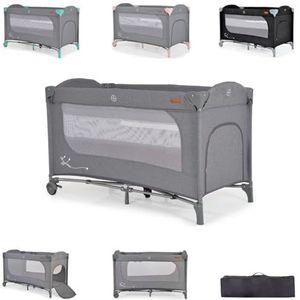 Cangaroo Skyglow 2 Grey Campingbed incl. Bodemverhoger