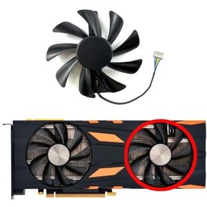 Voor INNO3D voor GeForce RTX2070S 2080 2080ti voor TWIN X2 grafische kaart vervangende ventilator(Right fan)
