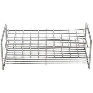 50 Gaten Reageerbuisrek 18.5mm Roestvrijstalen Reageerbuisrek Medische Reageerbuis Houder Vierkante Gat Reageerbuis Beugel